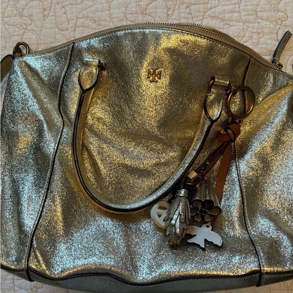 Gold Boho Tory Burch Bag